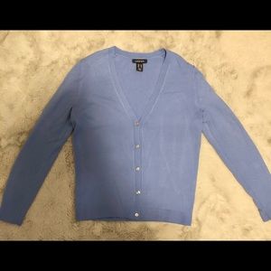 Lands End blue half button sweater 🤩